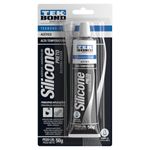adesivo de silicone tekbond acético alta temperatura preto 50g (mp)