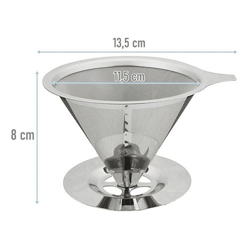 filtro para café mimo reutilizável inox
