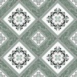 piso cerâmico bold brilhante 45x45cm verde caixa 2,32m² incefra (mp)