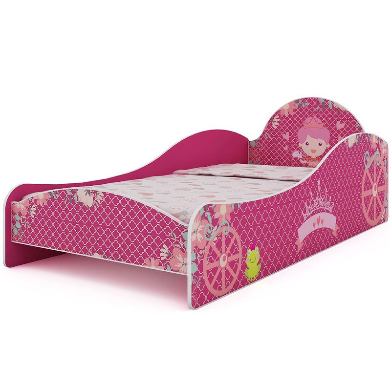 cama gelius princesinha 090 rosa
