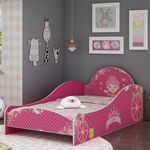 cama gelius princesinha 090 rosa