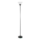 luminária de chão latcor lag5294 preto
