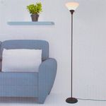 luminária de chão latcor lag5294 preto