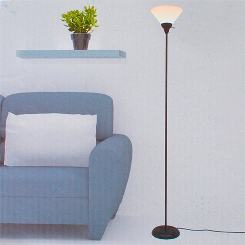 luminária de chão latcor lag5294 preto