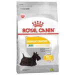 ração royal canin para cães adultos da raça mini dermacomfort 1kg (mp)