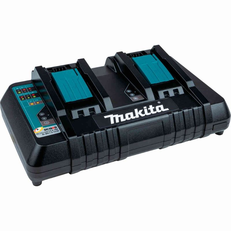 carregador de bateria makita duplo dc18rd 127v (mp)