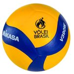 bola de vôlei couro sintético laminado tamanho 5 mikasa v390w (mp)