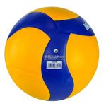 bola de vôlei couro sintético laminado tamanho 5 mikasa v390w (mp)