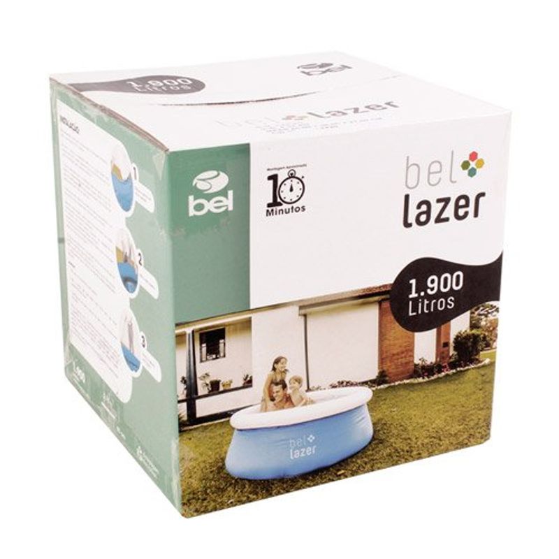 piscina inflável belfix 1.900 litros 2,15m x 63cm