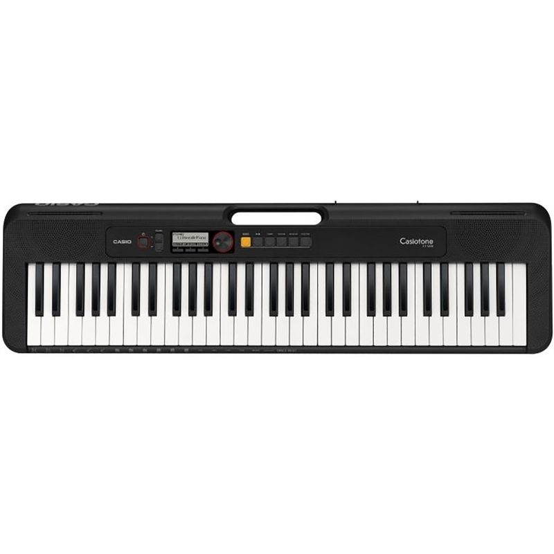 teclado casio casiotone modelo estudante ct-s200bkc2-br, preto
