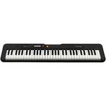 teclado casio casiotone modelo estudante ct-s200bkc2-br, preto