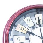 relógio de parede latcor borgonha - ush419c