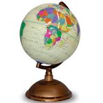 globo terrestre plástico amarelo globe standard 20cm 360 jf20tsh (mp)