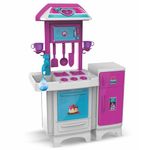 brinquedo magic toys cozinha completa com água 8074 pink