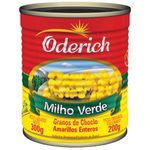 milho verde em conserva oderich lata 200g