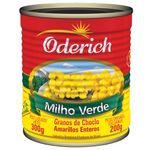 milho verde em conserva oderich lata 200g