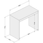 escrivaninha politorno liberdade mdp branco 200060