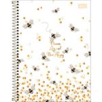 caderno espiral tilibra 10 matérias honey bee sortido - 323012