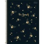 caderno espiral tilibra 10 matérias honey bee sortido - 323012