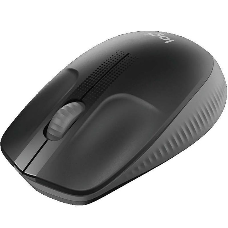 mouse sem fio logitech wireless cinza m190