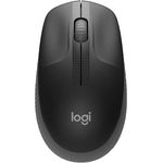 mouse sem fio logitech wireless cinza m190