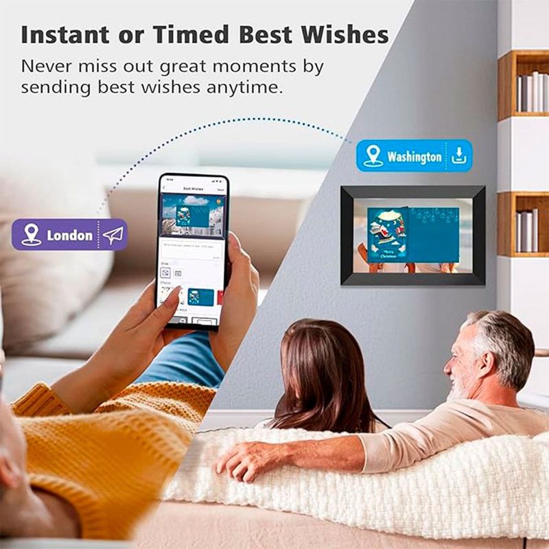 porta-retrato digital maxangel hd preto a-bi