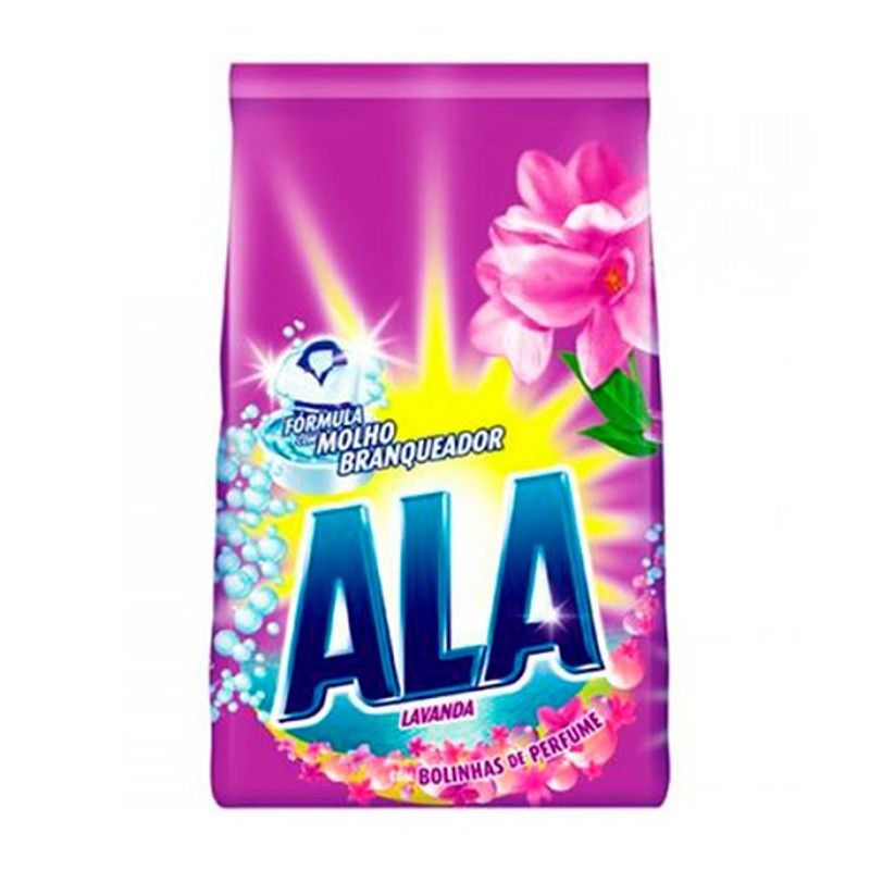 sabão em pó ala lavanda sachê 500g