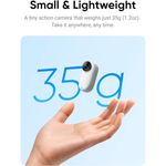 mini câmera de ação insta360 go 3 para vlogger 64gb branco a-bi