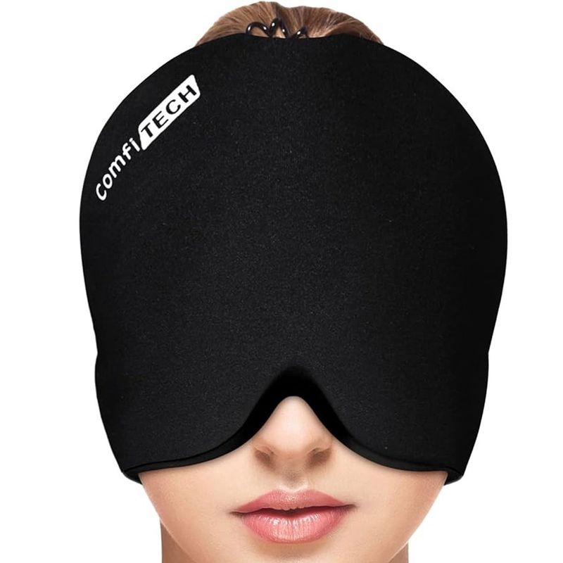 touca para enxaqueca comfiteck gel preto a-bi
