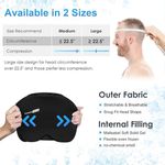 touca para enxaqueca comfiteck gel preto a-bi