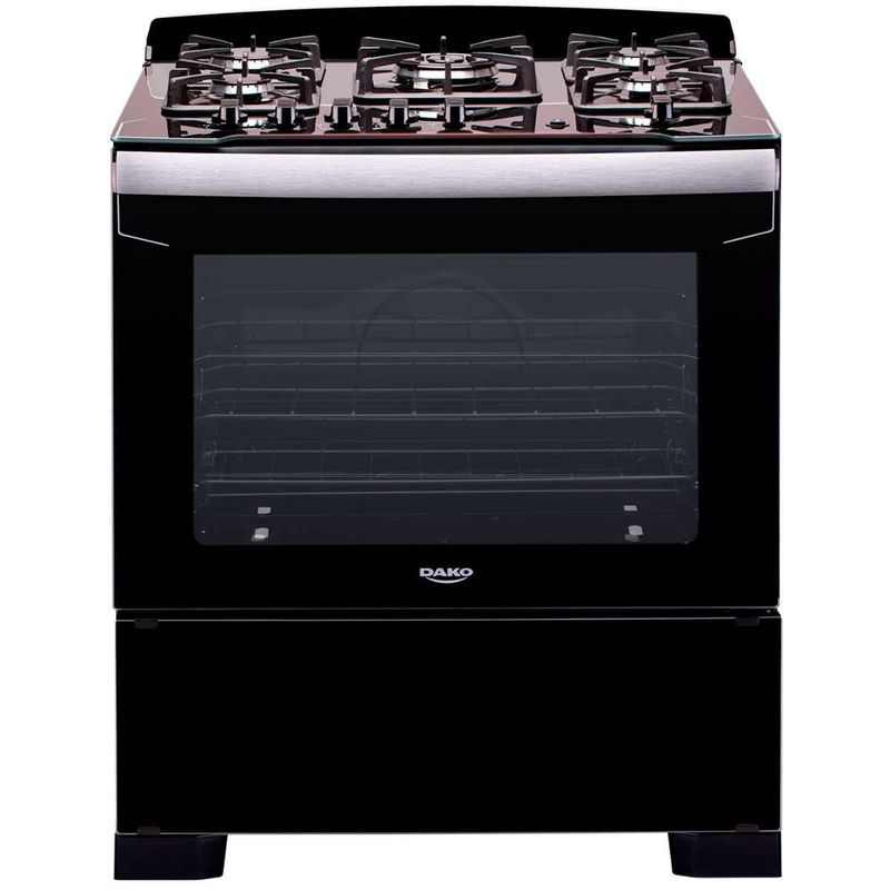 fogão 5 bocas dako automático diplomata preto 300001001