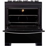 fogão 5 bocas dako automático diplomata preto 300001001