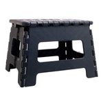 banquinho dobrável multiuso lyor plástico 22cm cinza 220174