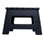 banquinho dobrável multiuso lyor plástico 22cm cinza 220174