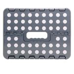 banquinho dobrável multiuso lyor plástico 22cm cinza 220174