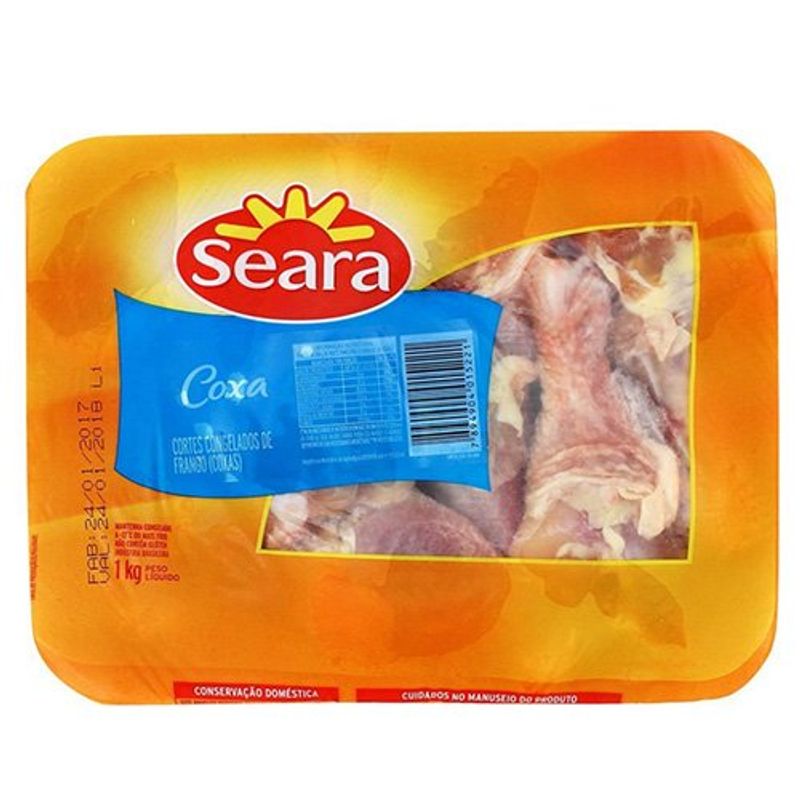 coxa de frango seara bandeja 1kg