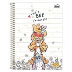 caderno espiral tilibra 01 matéria pooh sortido - 308285