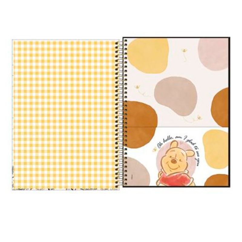 caderno espiral tilibra 01 matéria pooh sortido - 308285