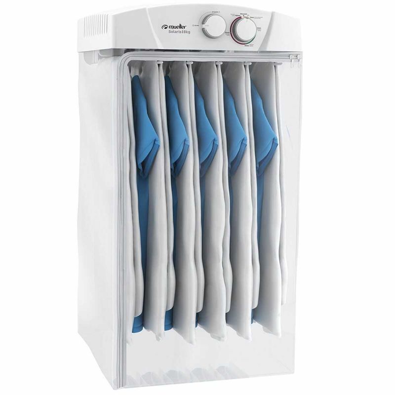 secadora de roupas mueller solaris 8kg 5 programas com timer branco