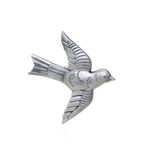 relógio de parede latcor prata - kd721175