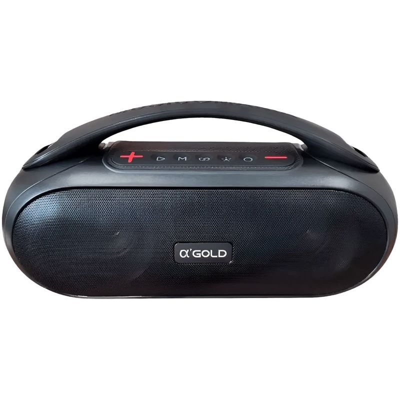 caixa de som bluetooth a'gold sm-30 preto (mp)