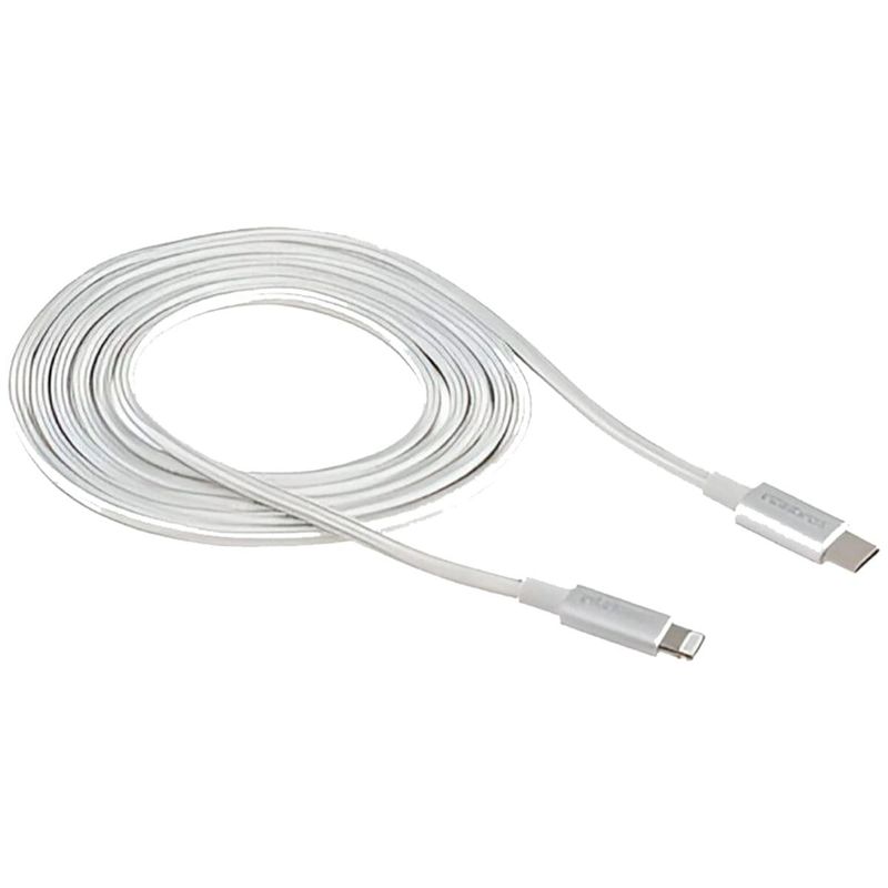 cabo usb-c intelbras lightning 1,5m nylon branco eual 15nb (mp)