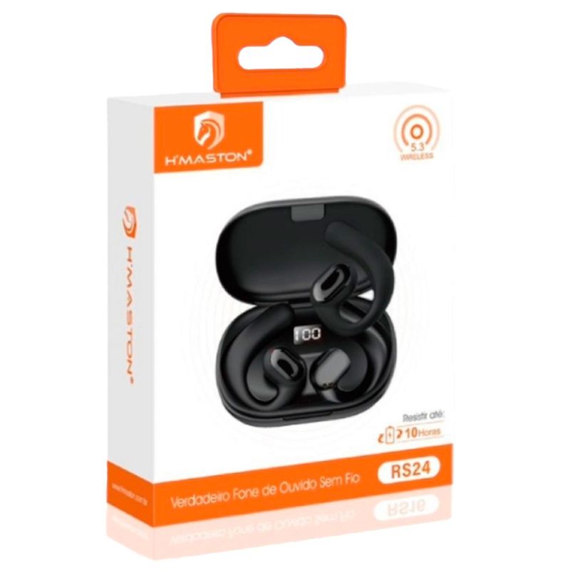 fone de ouvido bluetooth rs24 h’maston preto (mp)