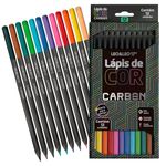 lápis de cor leo&leo carbon 12 cores redondo (mp)