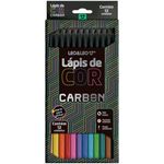 lápis de cor leo&leo carbon 12 cores redondo (mp)
