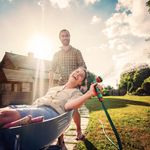 mangueira flex tramontina 10 metros com engates rosqueados e esguicho em pvc verde