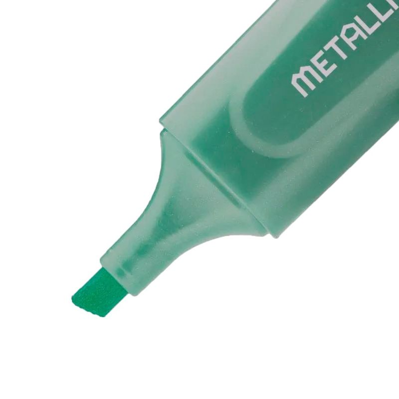 marca-texto metálico estojo 4 unidades jocar office (mp)