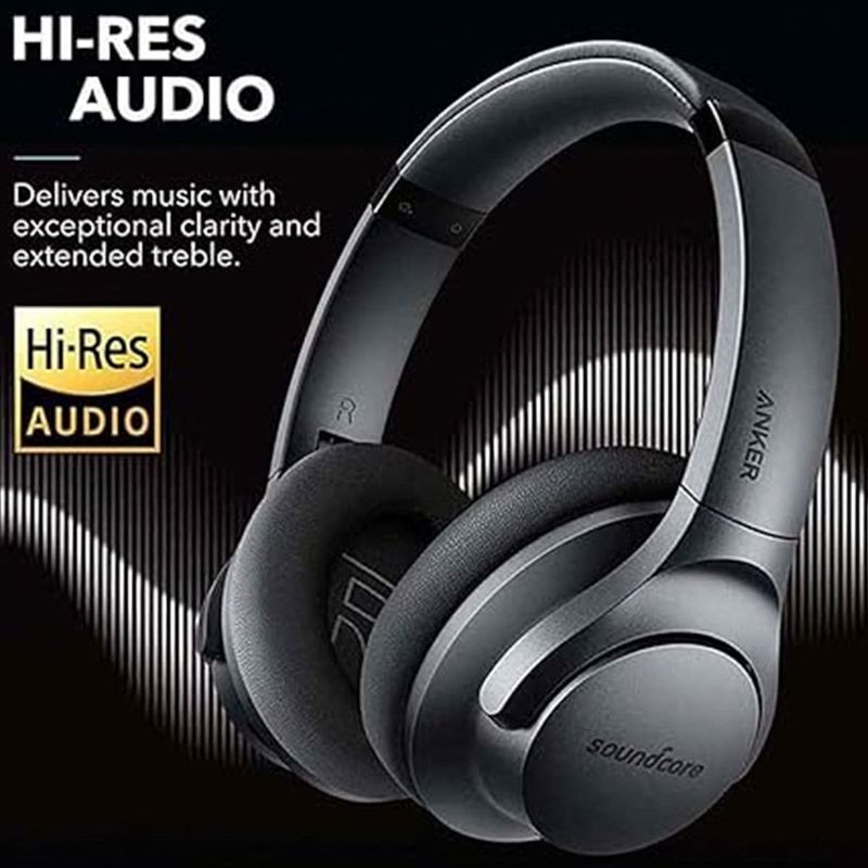 headphone soundcore anker bluetooth preto a-bi