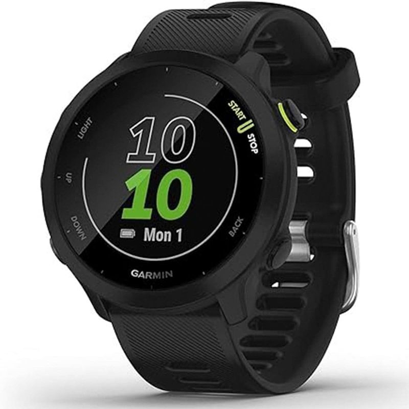 smartwatch garmin forerunner 55 gps preto a-bi