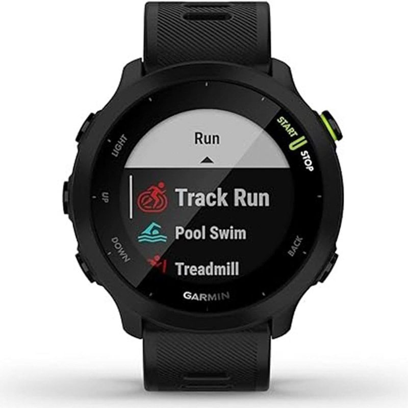 smartwatch garmin forerunner 55 gps preto a-bi